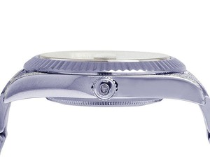 VVS Moissanite นาฬิกาฮิปฮอปทำจากสเตนเลสสตีลหน้าปัดโรมันประดับเพชรหรูหราทันสมัยออกแบบได้ตามต้องการจากอินเดีย - Product Image 4