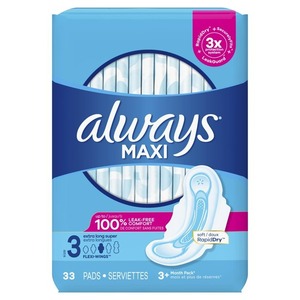 Maxi tamponi in cotone sempre ultrasottile con ali taglia 3 Extra lungo Super assorbente 33 Count ampio monouso traspirante - Product Image 6