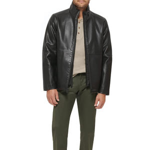 Vente en gros ODM de veste en cuir de vachette de taille personnalisée de meilleure qualité avec poches pour homme - Product Image 4