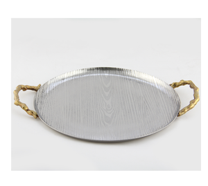 ถาดเสิร์ฟขนมอะลูมิเนียมแบบพรีเมี่ยมสำหรับบ้านโรงแรมถาดใส่ขนมงานแต่งงาน - Product Image 5