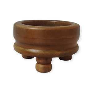 Bol surélevé en bois de manguier naturel marron pour salade et fruits, fait main, de luxe, vaisselle, centre de table de cuisine, pour la maison et le jardin - Product Image 5