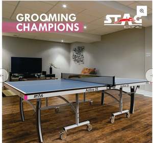 Table de tennis de table de marque personnalisée Stag Iconic Active 25, taille professionnelle, à prix bas - Product Image 3
