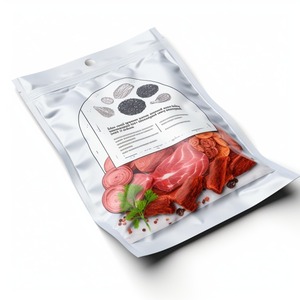 Fondo de pollo congelado Blanco Aspecto mate A prueba de humedad Sin olor Reutilizable Resistente a los golpes Bolsa de Mylar resellable de grado alimenticio Huecograbado - Product Image 1