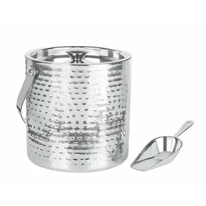 Nouveauté, seau à glaçons en métal de qualité supérieure pour pique-nique, bar, pub, fête, seau de stockage de glace, seau à glace pour boissons fraîches - Product Image 2