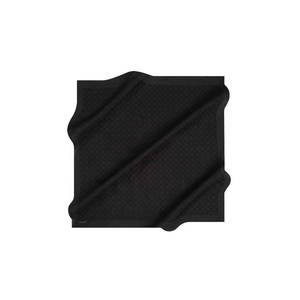 Elegance Monogram Scarf 100x100 Black Headpiece & Neckerchief - Product Image 1