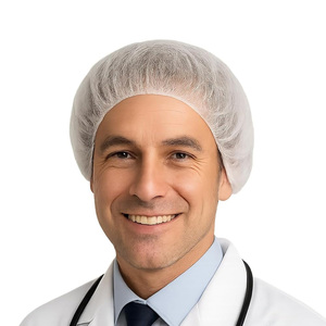 Tapa de pelo Bouffant desechable no tejida, Material PP, embalaje de Color personalizado, salón de belleza, peluquero, uso médico, protección alimentaria - Product Image 6