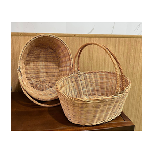 ตะกร้างานฝีมือทำจากวัสดุธรรมชาติหวายสำหรับตั้งแคมป์ตะกร้างานฝีมือ2024 - Product Image 1