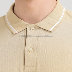 100% algodón suave cómodo impermeable a prueba de manchas repelente al agua polos técnicos - Product Image 6