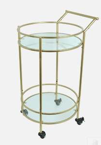 Chariot à vin d'hôtel Chariot de service en chambre Chariot de bar de service mobile Chariot élégant fini aux prix d'usine - Product Image 6