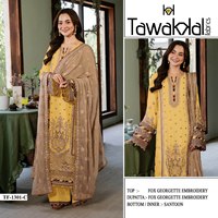 Desainer Bergaya Ukuran Khusus Tanpa Jahitan Dapat Diregangkan Bolak-Balik Bebas Kerut Wanita Multi Warna Etnik India Modern Faux Tebal