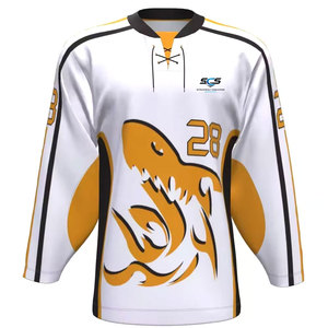 Jersey de Hockey sobre Hielo para Adultos, Manga Larga, Uniforme de Equipo, Precio al por Mayor - Product Image 1