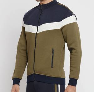 Venta caliente personalizado de dos piezas de los hombres con capucha pantalones de chándal patrón sólido cordón de cierre para el invierno - Product Image 5