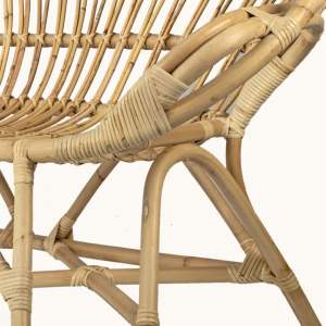 Wholesale Modern Leisure Handmade Rattan Sofa <b>Chair</b> Natural Color <b>Shell</b> for Home Furniture Bedroom Living Room Villa - Product Image 6