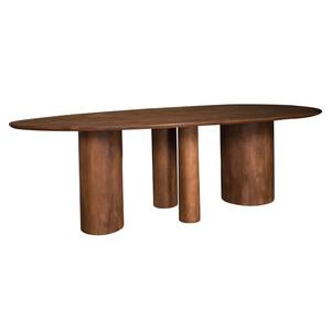 Table à manger en bois de manguier avec un design élégant offrant un style et un confort durables - Product Image 5