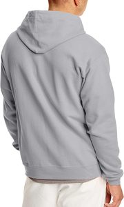 Sweat à capuche zippé surdimensionné uni avec coupe décontractée, sweat à capuche zippé avec étiquette personnalisée pour collection de marque privée - Product Image 2