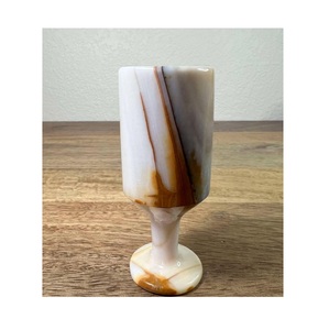 Gobelet élégant en marbre pour les maisons modernes Tasse à boire en marbre blanc de luxe Tasse à café et à thé en marbre minimaliste - Product Image 2