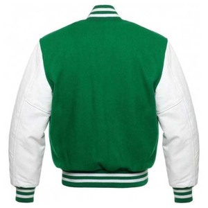 เสื้อแจ็กเก็ตเบสบอลแฟชั่นสำหรับผู้ชายเสื้อแจ็กเก็ตเบสบอลลายทาง2025สีกำหนดเอง - Product Image 4