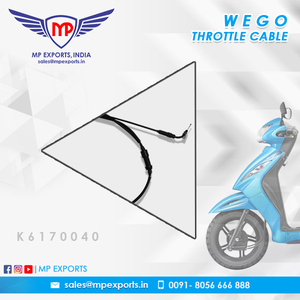 Conjunto de Cable de Acelerador Fabricado en India para TVS WEGO, Tanto para Freno de Disco como para Tambor, en Venta al Precio Más Bajo - Product Image 2