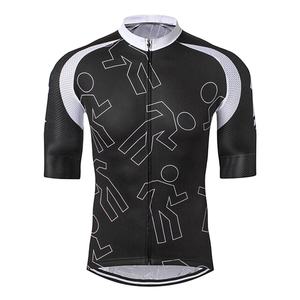Maillot de Ciclismo Ligero para Hombre, de Secado Rápido, Tejido Transpirable, Mangas Cortas, para Entrenamiento Diario, Ciclismo al Aire Libre, Ciclismo de Carretera - Product Image 1