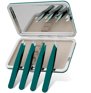 Pinzas para el cuidado de las cejas de alta precisión ANAAIF Ultra duraderas resistentes al óxido con mango ergonómico y Punta puntiaguda - Product Image 1