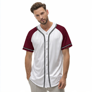 Deportes Béisbol Sublimación Jersey Camisa Top Hombres Manga corta Camiseta de pelota suave Hombres - Product Image 2