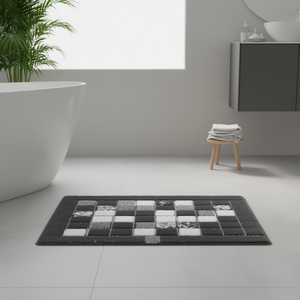 Tapis de bain MOSAICO Anthracite (110x60cm) 13623 - Product Image 3
