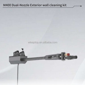 Kit de Limpieza Profesional de Muros Cortina en Altura SP-3 con Plataforma UAV DJ1 M400 y Mangueras Negras de Alta Presión para Exteriores de Edificios - Product Image 1