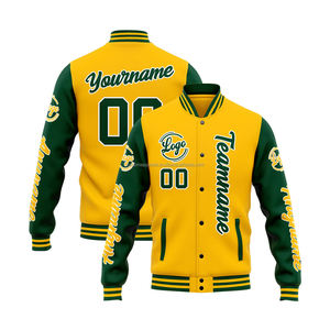 MCACVJ-161 de veste universitaire de marque Premium Corporate Team avec col montant et logo de broderie sur le devant Vente en gros - Product Image 1