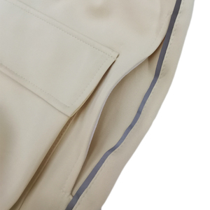 Custom Logo <b>Mens</b> Reflective Stripe Cargo Pants Multi-pocket <b>Stretch</b> Stacked Casual Sports Track Pants Streetwear Jogger Pants - Product Image 2