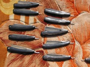 Navajas de Afeitar Damasco con Mango de Cuerno, Navajas de Afeitar Premium - Product Image 3