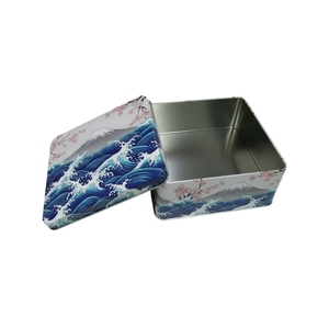 Boîte d'emballage unique en tôle carrée de qualité alimentaire |   Conteneur personnalisé avec logo imprimé pour bonbons et chocolat - Product Image 5