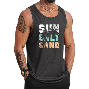High Quality Men's Sleeveless Athletic Shirts Custom <b>Running</b> <b>Singlet</b> Sublimation High Tank Tops Knitted Men's Athletic Wear - Product Image 1