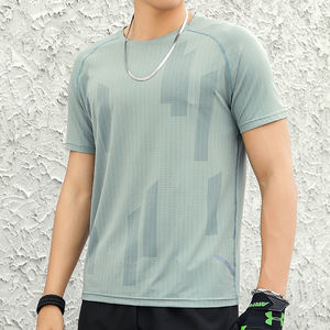 T-shirt blanc 250 coton personnalisé 100% G pour hommes tissu tricoté vierge uni surdimensionné avec t-shirt en coton biologique à col rond - Product Image 3