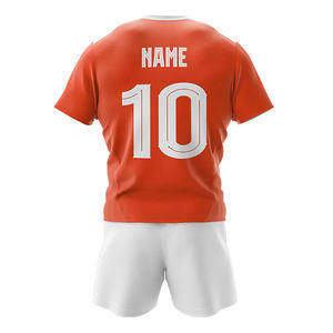 Ensemble de vêtements de sport de rugby unisexe sur mesure pour adultes, de haute qualité, respirant, vente en gros, 100% polyester, anti-UV, séchage rapide - Product Image 3