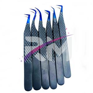 RMI ชุดแหนบต่อขนตาสีปลายพลาสม่าสีม่วงและเคลือบด้วยผงสีดำ - Product Image 3