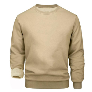 Sweat-shirt d'hiver pour homme, col rond, manches longues, léger, écologique, respirant, grande taille, fournisseur OEM - Product Image 5