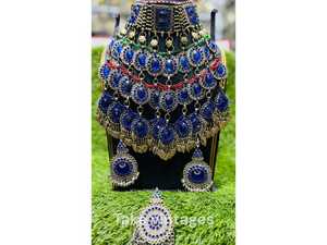 Joyería Tribal Vintage Hecha a Mano, Descubre la Elegancia de la Cultura Afgana, MOQ Bajo, Nuevos Diseños de Moda, Collar y Pendientes - Product Image 3