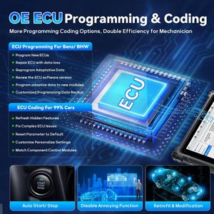 เครื่องมือวินิจฉัยระบบเต็มรูปแบบ OBD2 พร้อมจอ LCD สำหรับตรวจสอบแบตเตอรี่ รองรับการรีเซ็ตมากกว่า 40 รายการ 5in1 MaxiFlash VCMI สามารถโปรแกรม ECU ได้ รองรับไฟ 12V - Product Image 3