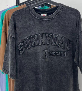 Camisetas de Algodón Tejido Unisex, Camisetas Sublimadas Transpirables con Estampado Personalizado OEM para Hombre y Mujer, Venta al Por Mayor - Product Image 6