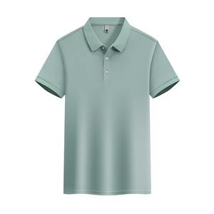 Polo élégant pour hommes 240 GSM Premium Piqué de coton Texture lisse OEM & ODM Logo personnalisé Broderie Usine Fourniture en gros - Product Image 5