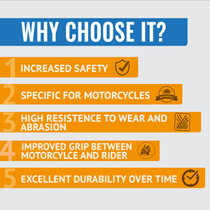 Protection de réservoir antidérapante noire pour moto sport, couvre-réservoir, protection moto - Product Image 4