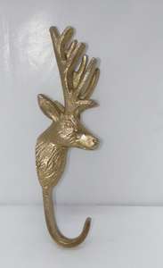 Premium Cast Aluminum Animal Head Wall Hook Stylish <b>Coat</b> And Clothing Holder for Home Decor - Product Image 2