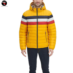 ¡Novedad de 2024! Chaqueta acolchada larga de tela pesada a la moda informal para hombre, chaqueta de invierno con capucha, patrón de Color de invierno - Product Image 4