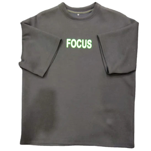 T-shirt personnalisé pour homme 100 % coton 220 grammes coupe classique tricoté teint en fil uni à manches courtes épaules tombantes col côtelé étendu séchage rapide - Product Image 5
