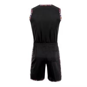 Maillot de basket-ball personnalisé de qualité supérieure, uniforme court, séchage rapide, ensemble complet, grande taille, prix de gros direct d'usine - Product Image 2