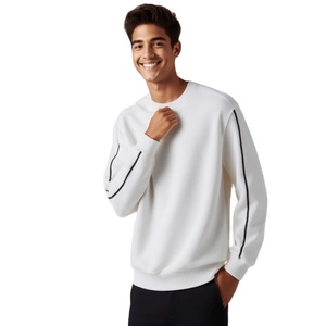 Sweat-shirts pour hommes en gros, grande taille, double fermeture éclair, 100% coton, coupe ajustée, confortable, taille de sweat-shirt pour hommes - Product Image 3