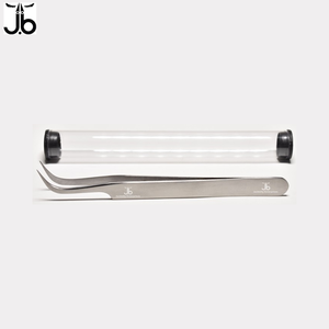 Pince à épiler pour extension de cils tous les emballages personnalisés disponibles pince à cils à pointe polie de couleur bleue - Product Image 3