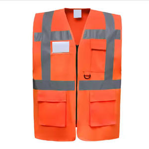 Gilet de sécurité unisexe le plus vendu pour les activités de plein air respirant à séchage rapide technologie coupe-vent tissu personnalisé toutes les saisons - Product Image 2