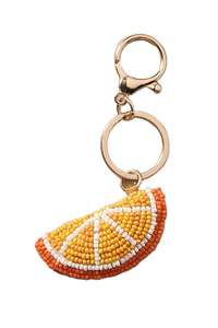 Porte-clés brodé à la main avec des perles de graines florales, nouveau porte-clés élégant avec des perles de style broderie indienne classique - Product Image 6