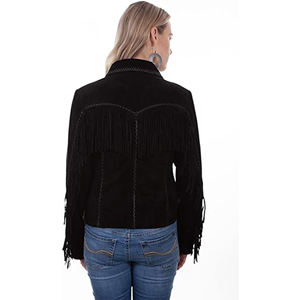 Quality Price Premium Quality Custom Design Adult Size Women Fringe Jacket Western Jacket women Ladies Leather Jacket For Women - Product Image 2
